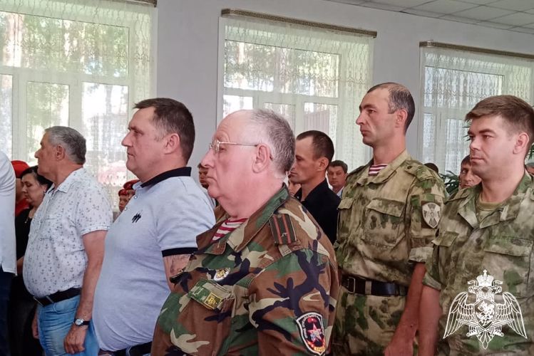 Военнослужащие Росгвардии приняли участие в заседании Совета ветеранов боевых действий 