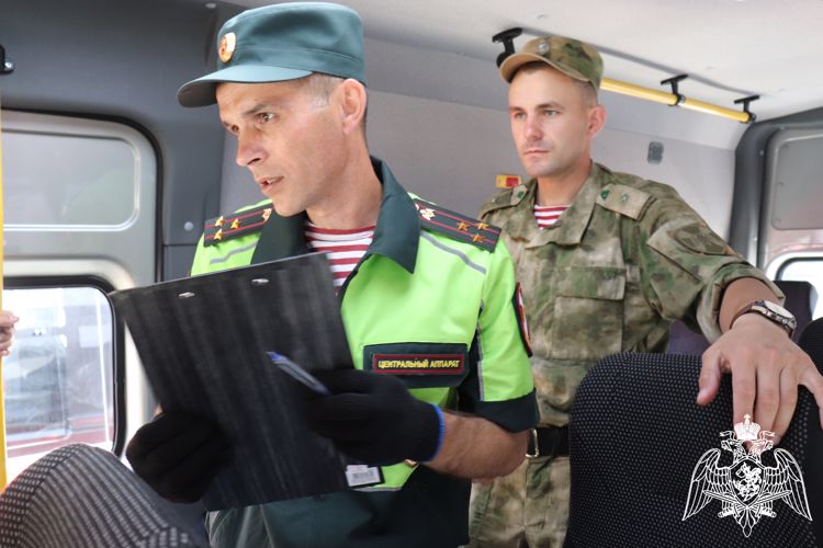 В Новосибирском военном институте Росгвардии проверено техническое состояние автомобильной техники