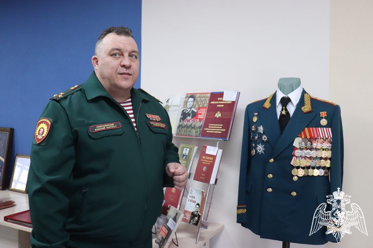 В Новосибирском военном институте Росгвардии открылась уникальная выставка, посвящённая генералу армии И.К. Яковлеву