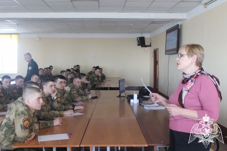 Курсанты Новосибирского военного института Росгвардии приняли участие во Всероссийской акции «Тотальный диктант»