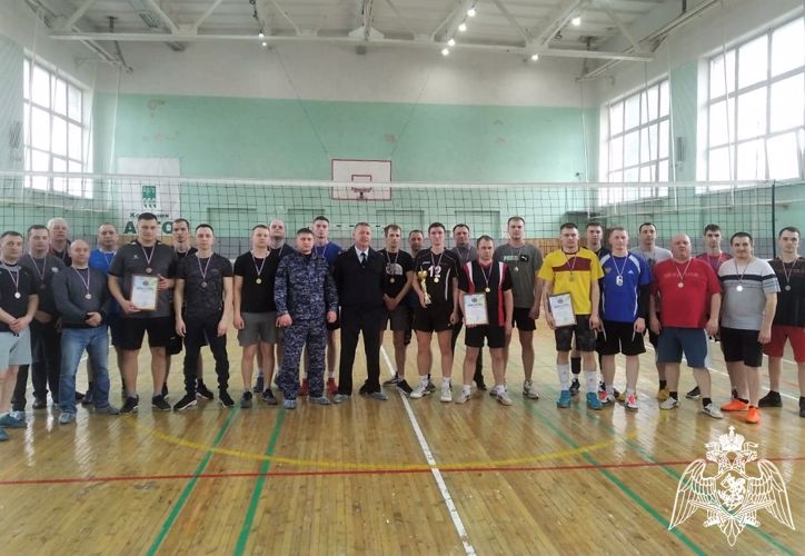 В Новосибирске состоялся турнир по волейболу среди подразделений вневедомственной охраны Росгвардии