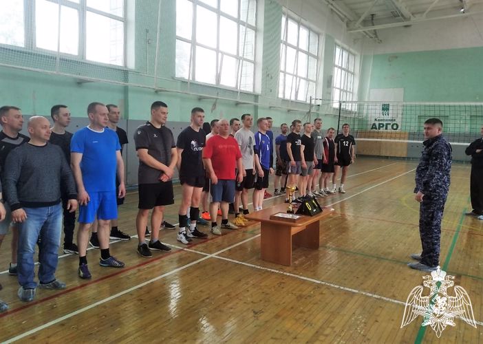 В Новосибирске состоялся турнир по волейболу среди подразделений вневедомственной охраны Росгвардии