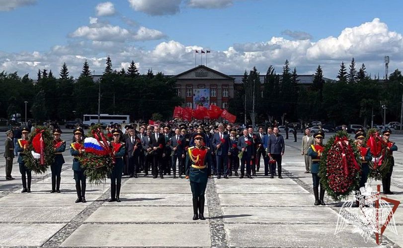 Сотрудники и военнослужащие Росгвардии приняли участие в мероприятиях, приуроченных ко Дню памяти и скорби  