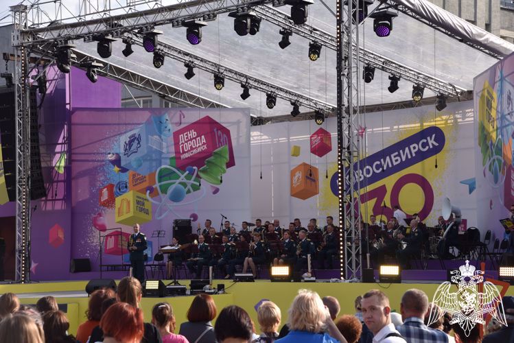 Росгвардия обеспечила правопорядок во время празднования Дня города Новосибирска