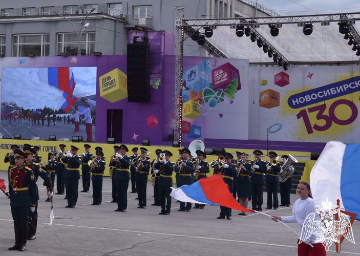 Росгвардия обеспечила правопорядок во время празднования Дня города Новосибирска