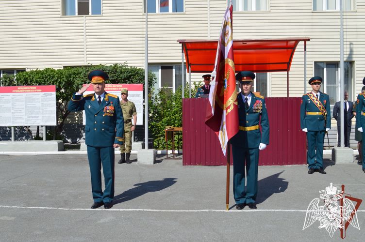 Отдельному батальону связи Сибирского округа Росгвардии вручено Боевое знамя