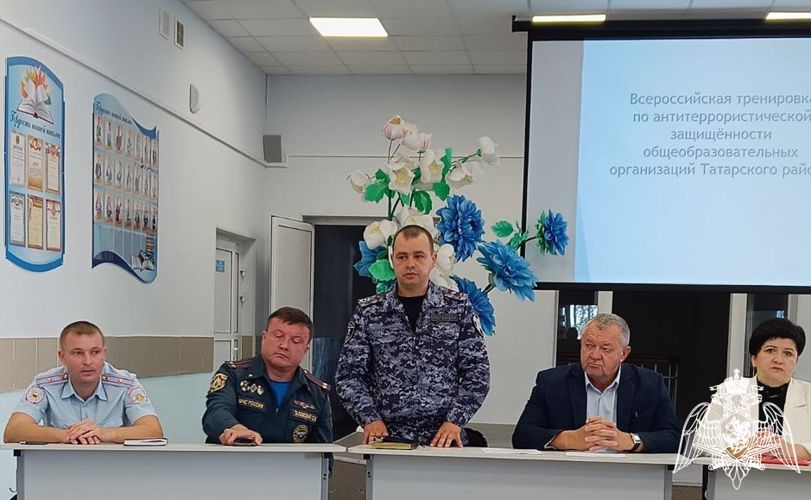 В Новосибирской области Росгвардия приняла участие в единых учениях по отработке действий при ЧС на объектах образования