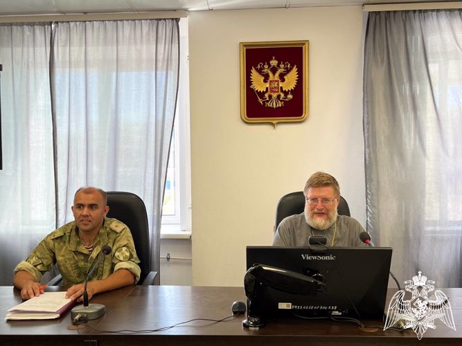Представитель религиозной организации провёл лекцию с личным составом Управления Росгвардии в Новосибирске