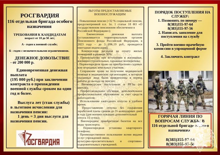 Набор на военную службу по контракту в новые субъекты Российской Федерации
