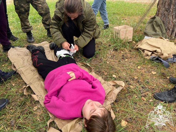Росгвардейцы в Новосибирской области провели«Зарницу» с учащимися подшефных школ