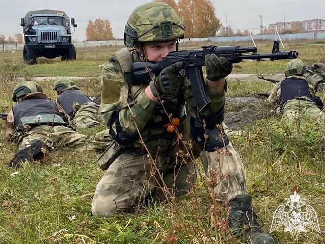 Занятия по тактической медицине прошли в Новосибирском военном институте Росгвардии (Видео)