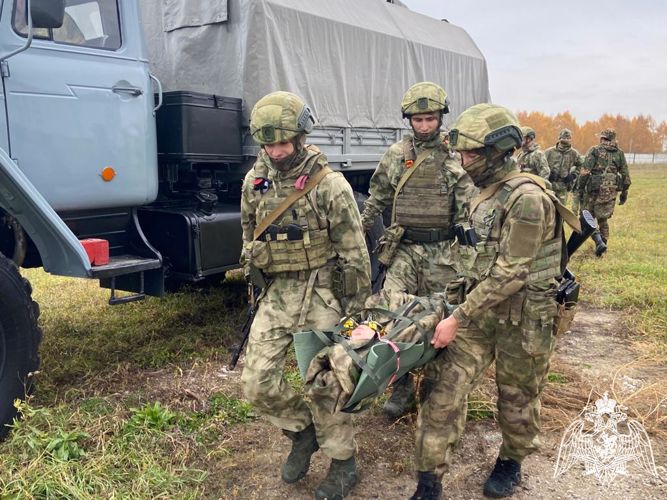 Занятия по тактической медицине прошли в Новосибирском военном институте Росгвардии (Видео)