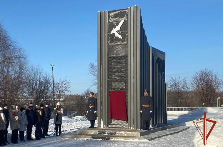 Военнослужащие Росгвардии приняли участие в открытии Мемориала  «Защитникам Отечества»