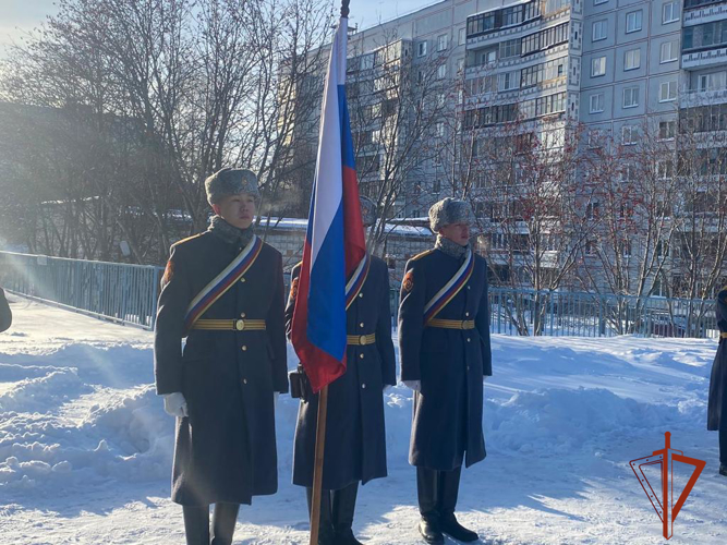 Военнослужащие Росгвардии приняли участие в открытии Мемориала  «Защитникам Отечества»