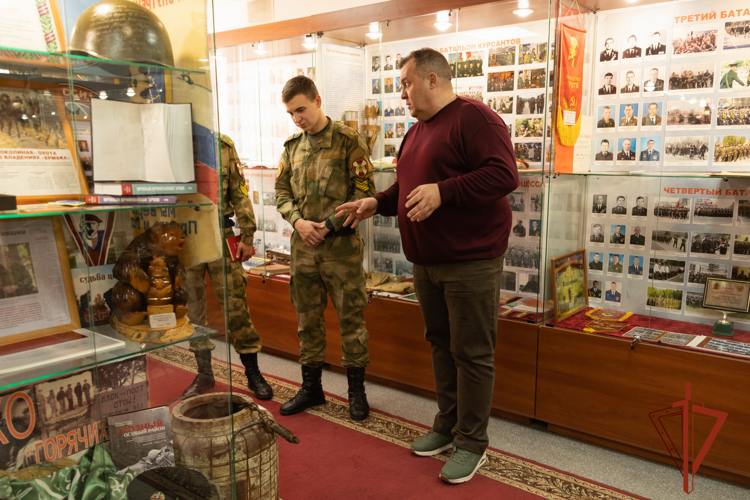 Музей Новосибирского военного института Росгвардии отмечает 45-летний юбилей