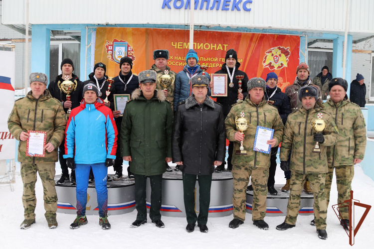 Подведены итоги чемпионата Росгвардии по зимнему офицерскому троеборью