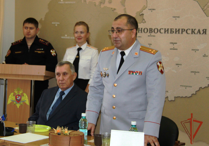 В Управлении вневедомственной охраны Росгвардии по Новосибирской области состоялись мероприятия, посвященные дню образования службы