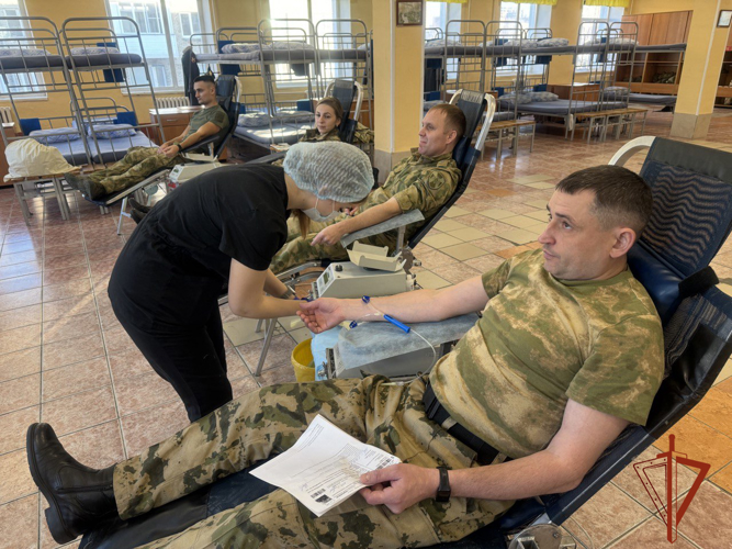 В Новосибирском военном институте прошла донорская акция «От сердца к сердцу»