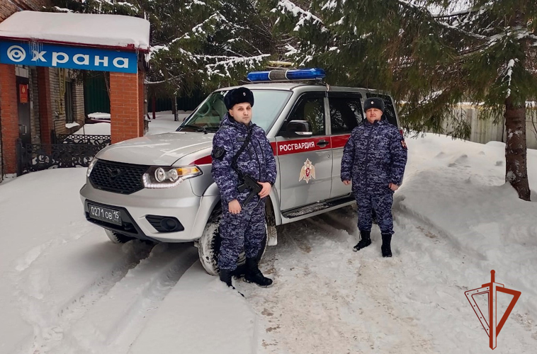 В Управление Росгвардии по Новосибирской области поступила благодарность в адрес сотрудников вневедомственной охраны