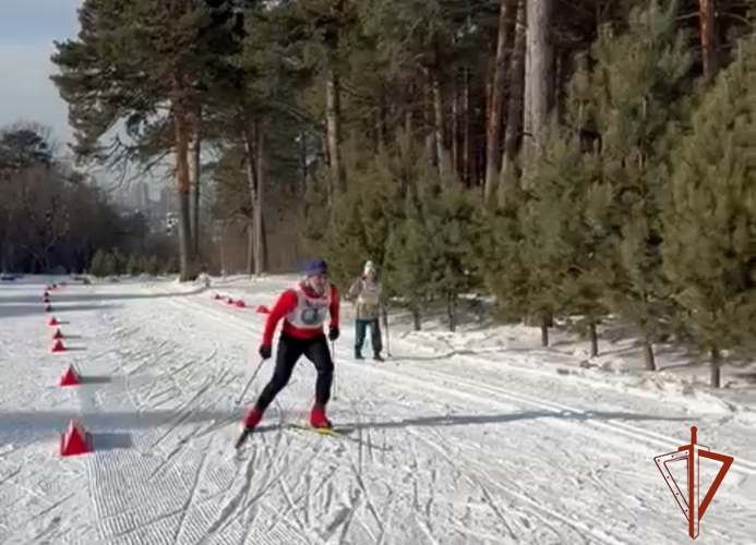 В Новосибирске состоялся чемпионат Росгвардии по лыжным гонкам «Гвардейская лыжня»