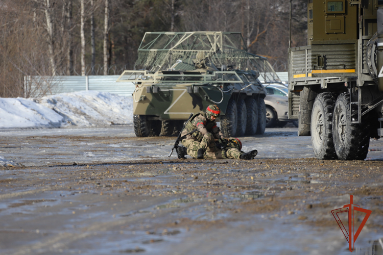 Курсанты Новосибирского военного института Росгвардии отработали тактику действий подразделений с учетом опыта СВО 