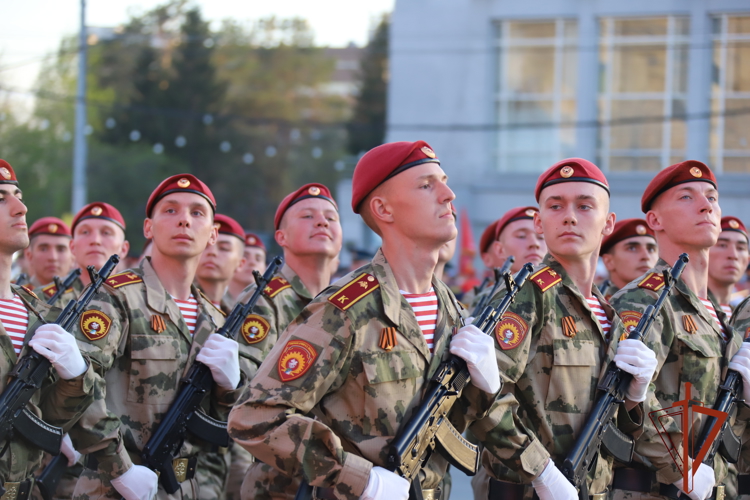 В Новосибирской области росгвардейцы приняли участие в мероприятиях в честь 80-летия Великой Победы