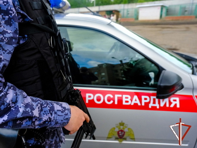 В Новосибирске сотрудники вневедомственной охраны Росгвардии задержали подозреваемого в грабеже 