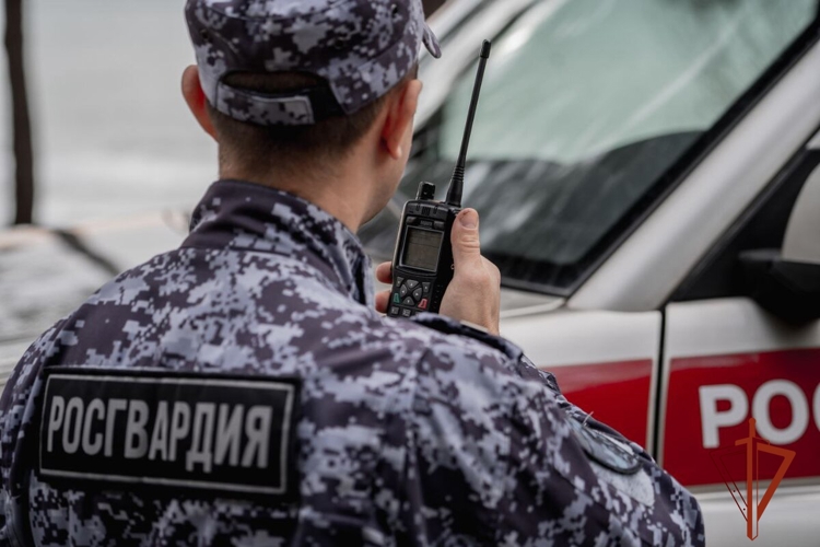 В Новосибирске сотрудники вневедомственной охраны Росгвардии  задержали неадекватного гражданина, вооруженного ножом