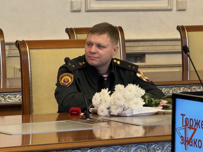 Военнослужащий Новосибирского военного института Росгвардии стал почетным донором Новосибирской области