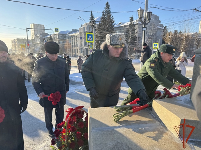 В Новосибирской области Росгвардия приняла участие в мероприятиях, посвященных Дню Героев Отечества