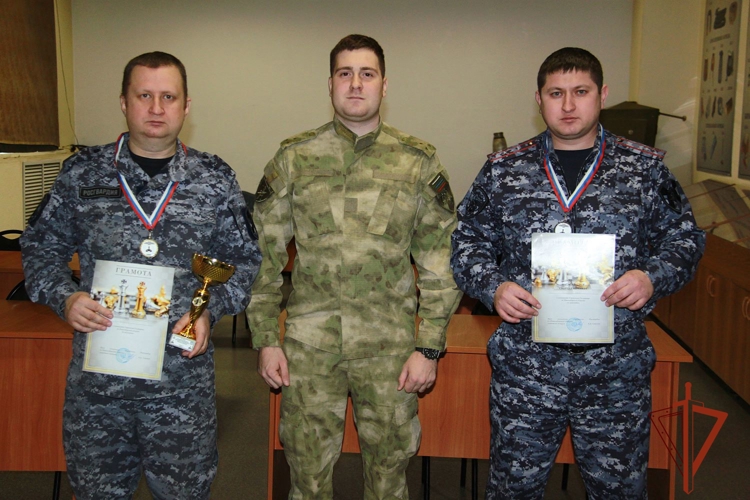 В Управлении Росгвардии по Новосибирской области прошел чемпионат по шахматам