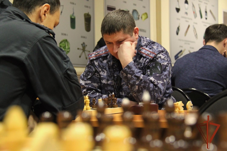 В Управлении Росгвардии по Новосибирской области прошел чемпионат по шахматам