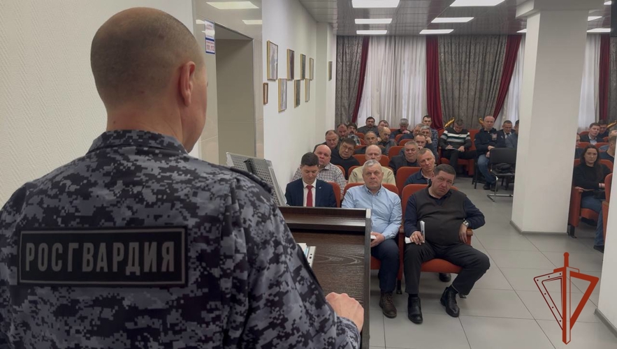 Семинар-совещание с представителями субъектов топливно-энергетического комплекса прошло в Управлении Росгвардии по Новосибирской области