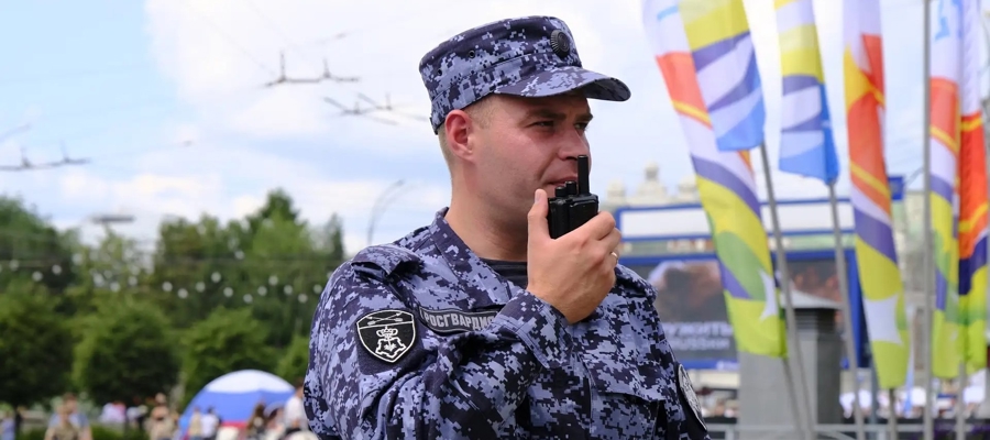 Росгвардия обеспечила правопорядок во время празднования 133-летия Новосибирска
