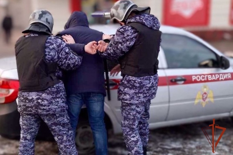 Экипажем вневедомственной охраны Росгвардии задержан подозреваемый в грабеже