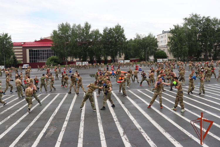 В День России в Новосибирском военном институте состоялся мастер-класс по боксу