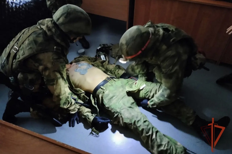 В Новосибирском военном институте Росгвардии прошли соревнования по курсантскому триатлону