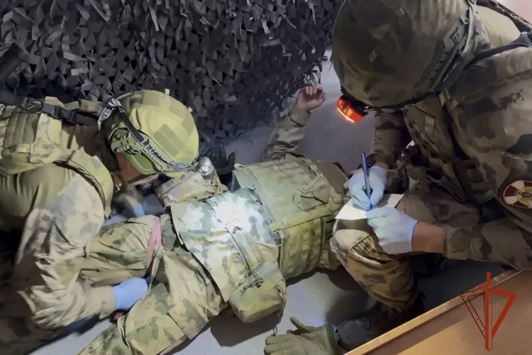 В Новосибирском военном институте Росгвардии прошли соревнования по курсантскому триатлону