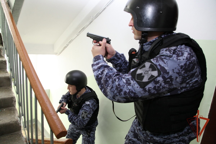 В Новосибирске сотрудниками вневедомственной охраны задержана женщина, ударившая ножом сожителя