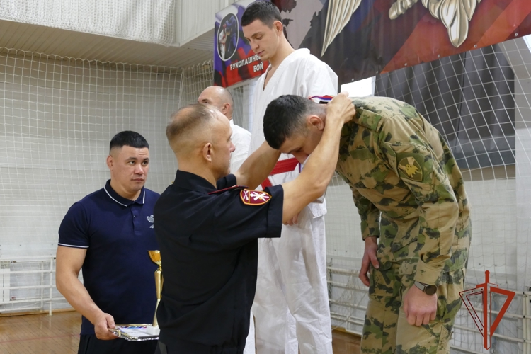 Военнослужащие спецподразделения Росгвардии «Ермак» стали призерами Чемпионата по рукопашному бою 