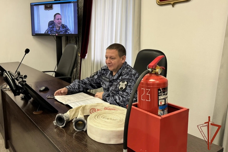 В подразделениях Росгвардии по Новосибирской области прошли занятия по пожарной безопасности   